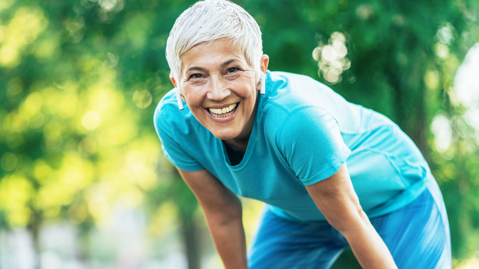 vaginal hrt image of a smiling woman