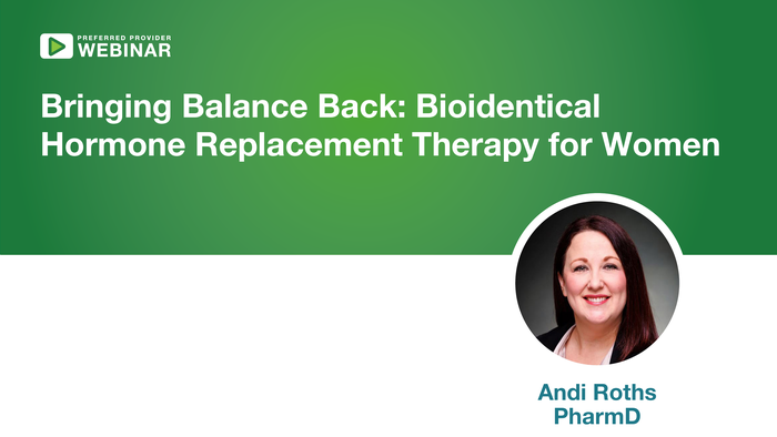 Webinar graphic, Bringing Balance Back with Andi Roths.