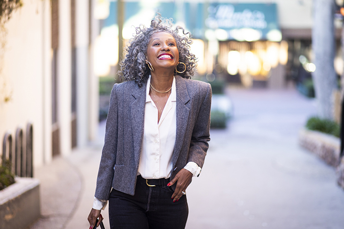 amitriptyline HCL baclofen medication woman smiling