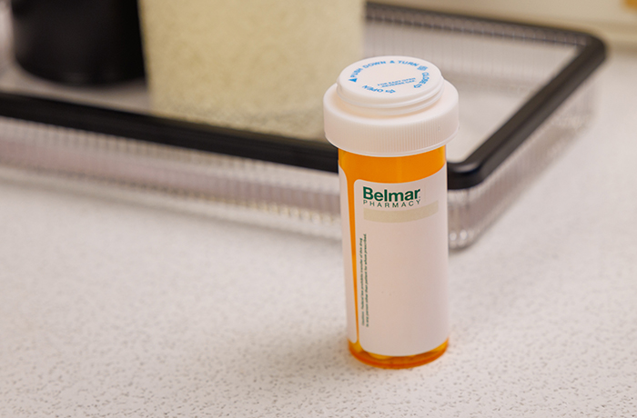 Belmar Pharmacy Compounded Medication Bottle