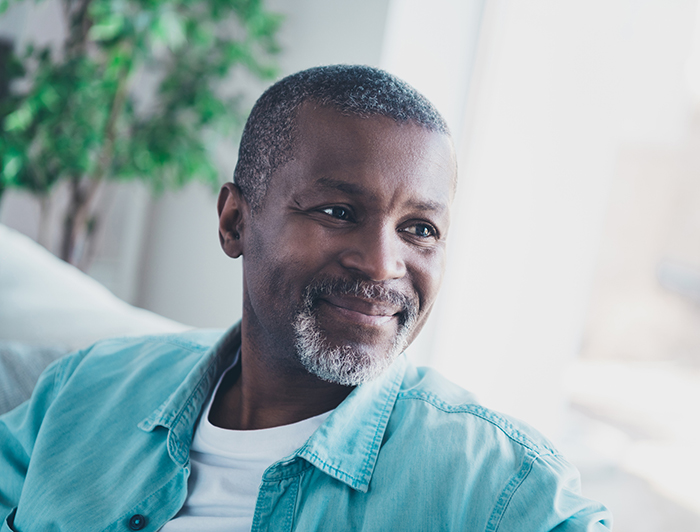 men's sexual health man smiling