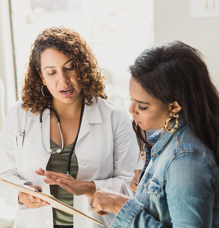 women's sexual dysfunction overview doctor speaking to female patient